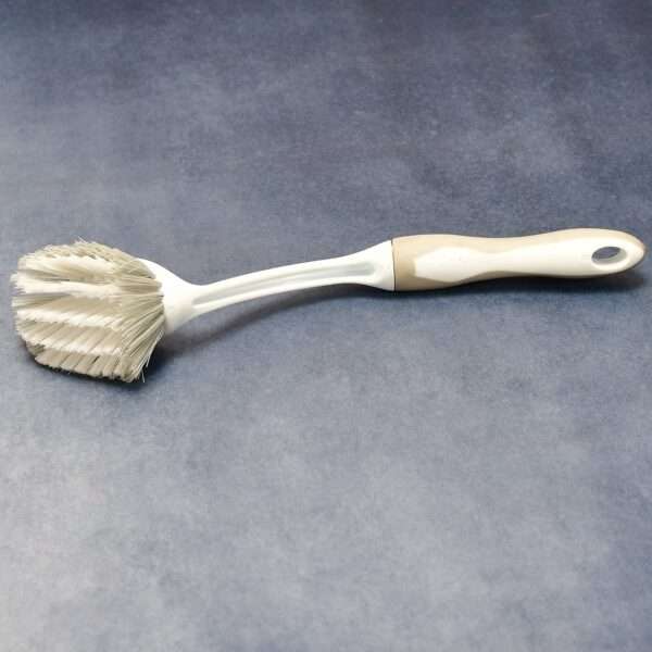 Flexible bristle brush for sink, washbasin, and toilet cleaning