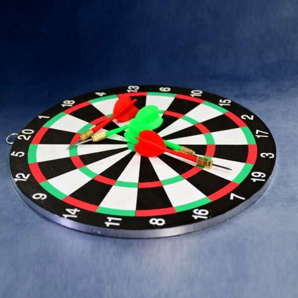 Double faced dart board set