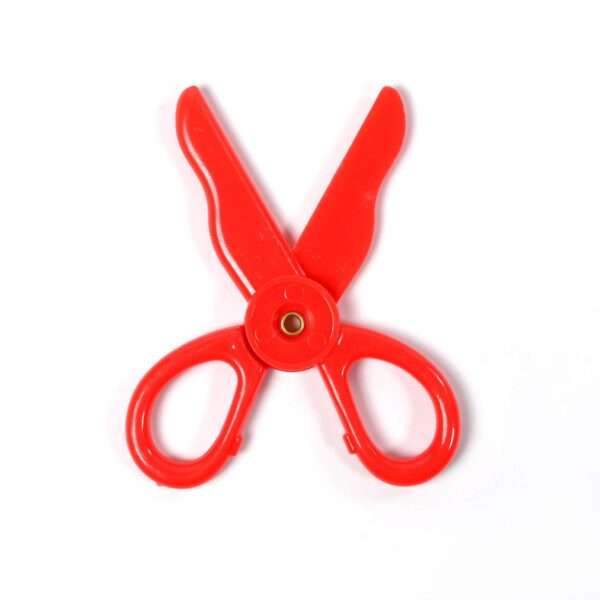 Child safe plastic scissors set