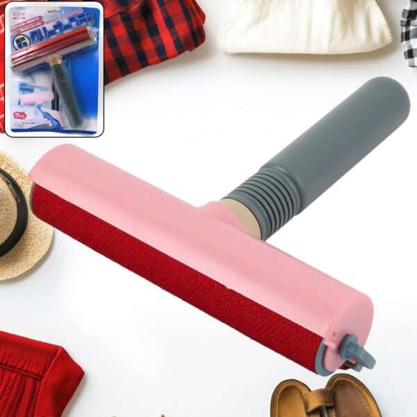 Plastic Handle Sofa Bed Clothes Lint Hair Dust Remover Cleaning Brush