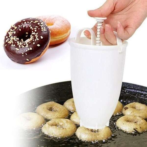 Mini donut maker dispenser