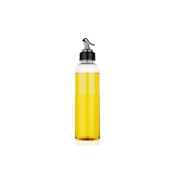 1 liter oil dispenser, clear with drip free spout