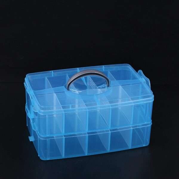 HJ059 2 Layer 20 Grid Storage Organizer Box Random Colour All 973 1 3.jpeg