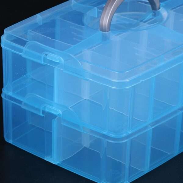 HJ059 2 Layer 20 Grid Storage Organizer Box Random Colour All 973 1 4.jpeg