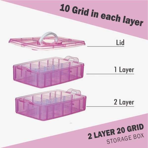 HJ059 2 Layer 20 Grid Storage Organizer Box Random Colour All 973 1 5.jpeg