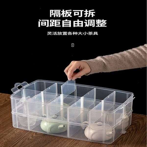 HJ059 2 Layer 20 Grid Storage Organizer Box Random Colour All 973 1 7.jpeg