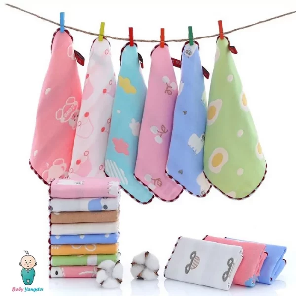 WJI 088 Cute Cartoon Print Baby Burp Towel Random Print All 4174 1 1.webp