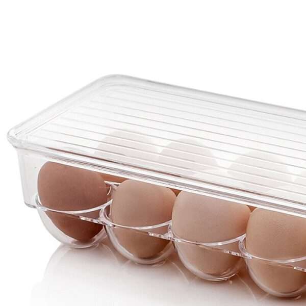 WD0845 14 Grid Transparent Refrigerator Egg Storage Box With Lid All 3365 1 4.jpeg