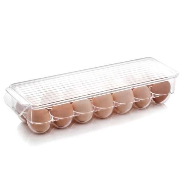 WD0845 14 Grid Transparent Refrigerator Egg Storage Box With Lid All 3365 1.jpeg